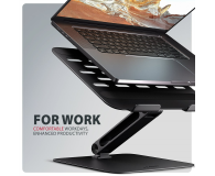 Axagon Podstawka STND-LQB do laptopów i tabletów 10-17,3' czarna - 1485481 - zdjęcie 6